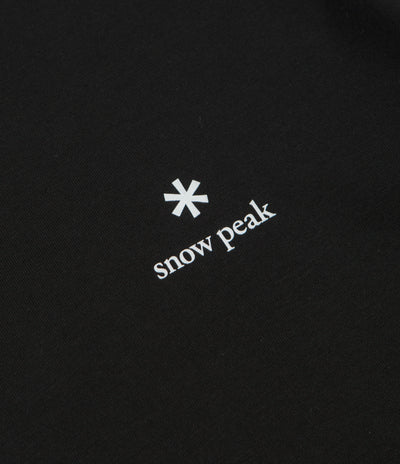 Snow Peak NSD Logo T-Shirt - Black