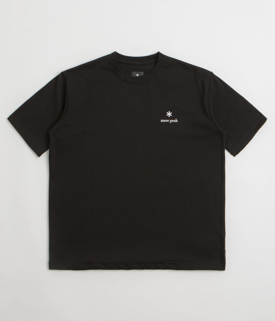 Snow Peak NSD Logo T-Shirt in Black