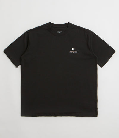 Snow Peak NSD Logo T-Shirt in Black