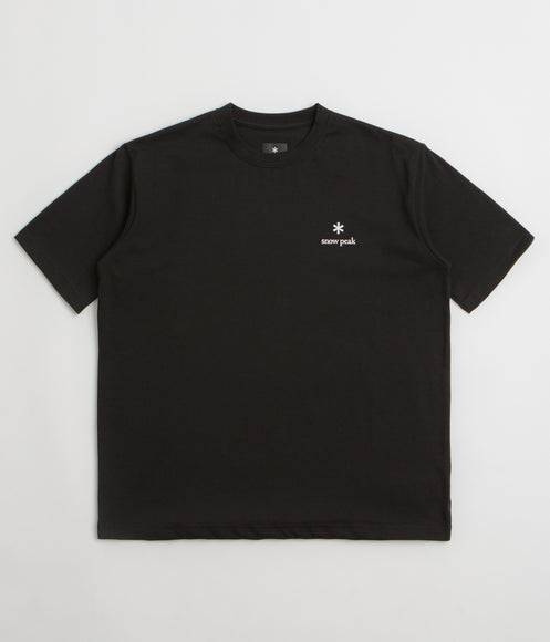 Snow Peak NSD Logo T-Shirt - Black