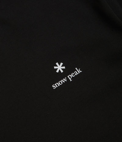 Snow Peak NSD Logo T-Shirt in Black
