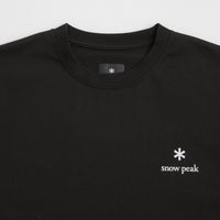 Snow Peak NSD Logo T-Shirt in Black thumbnail