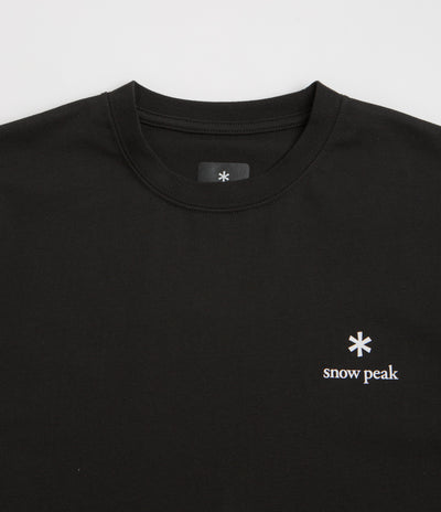 Snow Peak NSD Logo T-Shirt in Black
