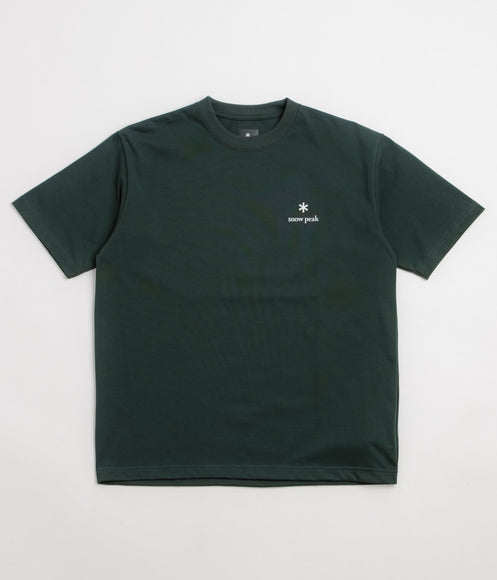 Snow Peak NSD Logo T-Shirt - Dark Green