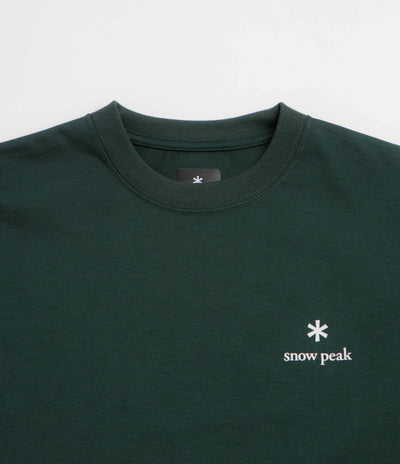 Snow Peak NSD Logo T-Shirt - Dark Green