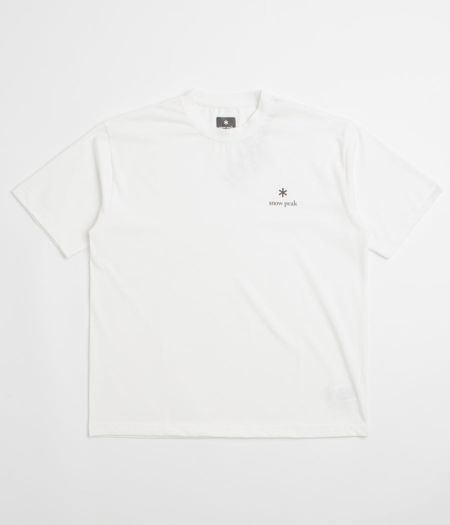 Snow Peak NSD Logo T-Shirt - Off White