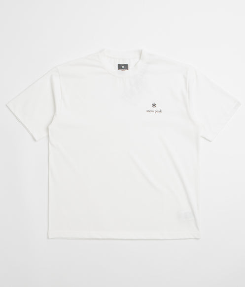 Snow Peak NSD Logo T-Shirt - Off White
