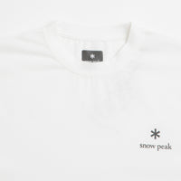 Snow Peak NSD Logo T-Shirt in Off White thumbnail