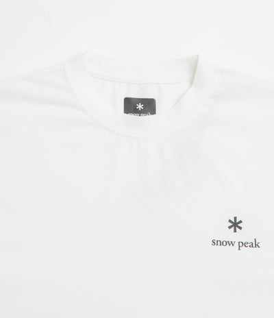 Snow Peak NSD Logo T-Shirt in Off White
