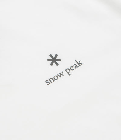 Snow Peak NSD Logo T-Shirt in Off White