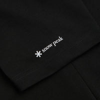 Snow Peak NSD Pocket T-Shirt - Black thumbnail