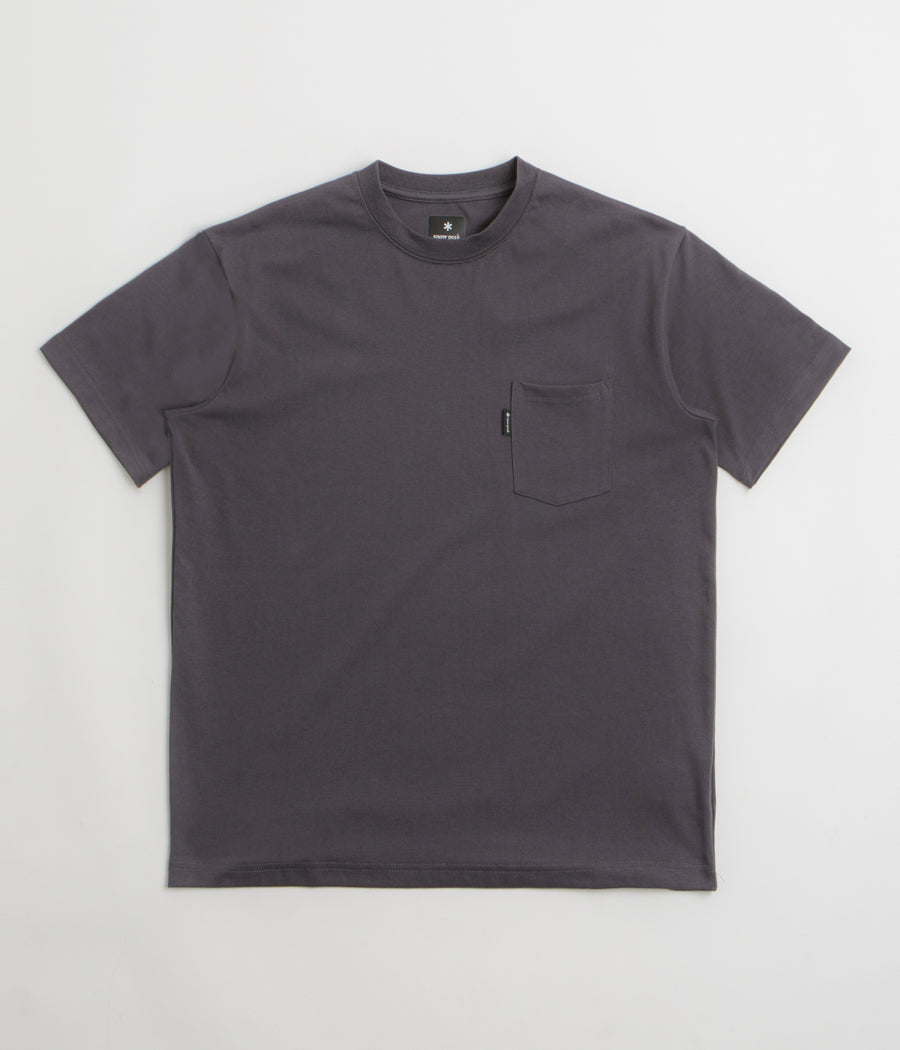 Snow Peak NSD Pocket T-Shirt in Charcoal