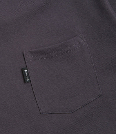 Snow Peak NSD Pocket T-Shirt - Charcoal