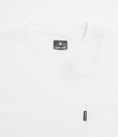 Snow Peak NSD Pocket T-Shirt in Off White