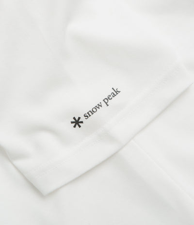 Snow Peak NSD Pocket T-Shirt in Off White