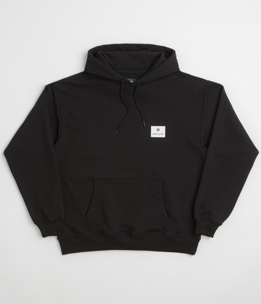 Snow Peak NSD Square Logo Hoodie - Black