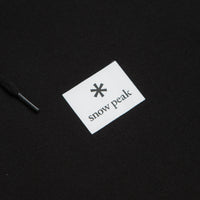 Snow Peak NSD Square Logo Hoodie in Black thumbnail