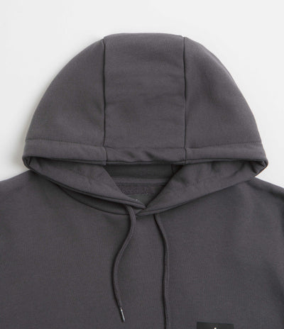 Snow Peak NSD Square Logo Hoodie in Charcoal