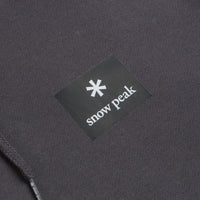 Snow Peak NSD Square Logo Hoodie in Charcoal thumbnail