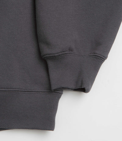 Snow Peak NSD Square Logo Hoodie in Charcoal