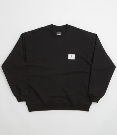Snow Peak NSD Square Logo Sweatshirt - Black