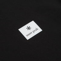 Snow Peak NSD Square Logo Sweatshirt in Black thumbnail