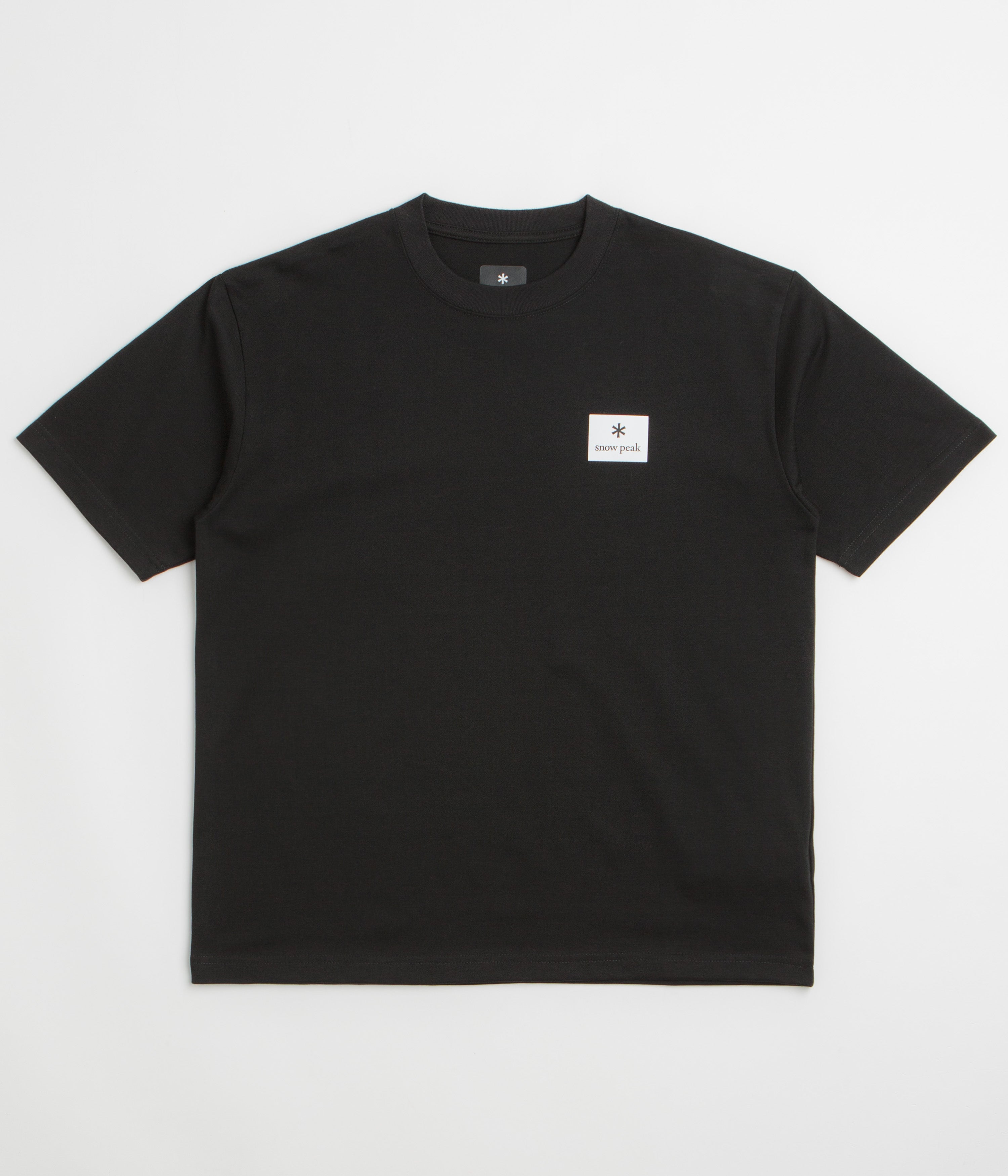 Snow Peak NSD Square Logo T-Shirt - Black