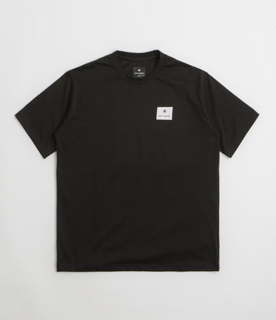 Snow Peak NSD Square Logo T-Shirt in Black