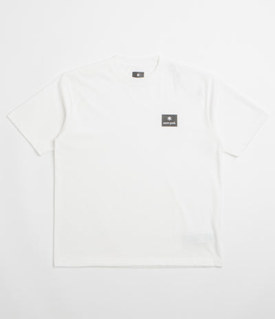 Snow Peak NSD Square Logo T-Shirt - Off White