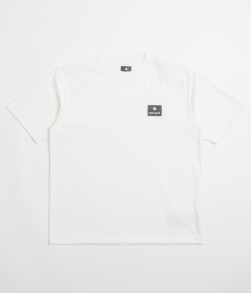 Snow Peak NSD Square Logo T-Shirt - Off White