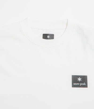 Snow Peak NSD Square Logo T-Shirt - Off White