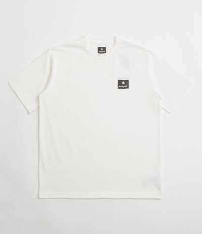 Snow Peak NSD Square Logo T-Shirt in Off White
