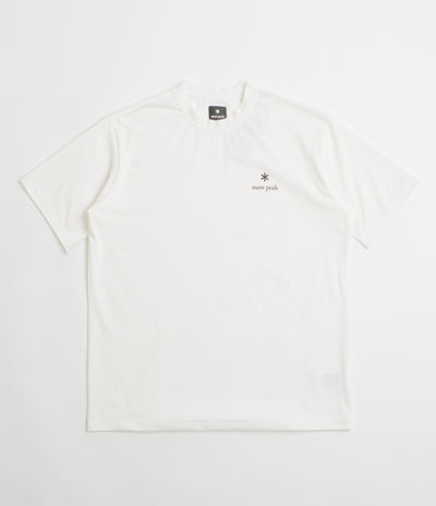 Snow Peak NSD Logo T-Shirt in Off White