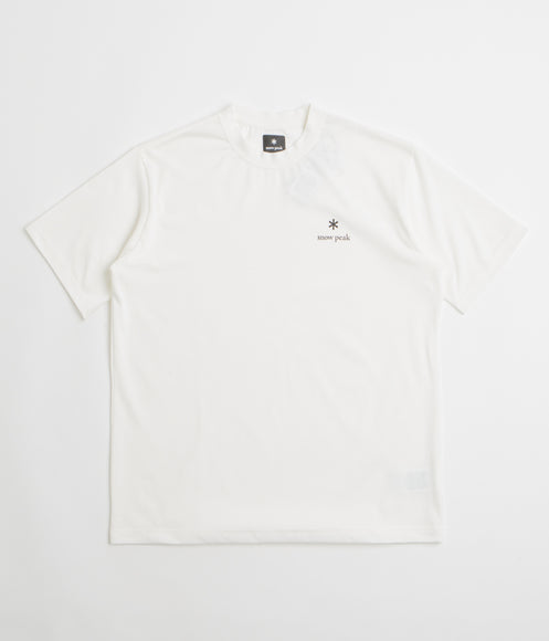 Snow Peak NSD Logo T-Shirt - Off White