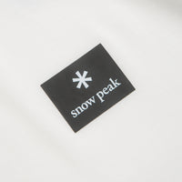 Snow Peak NSD Square Logo T-Shirt in Off White thumbnail