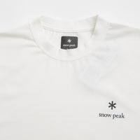 Snow Peak NSD Logo T-Shirt in Off White thumbnail