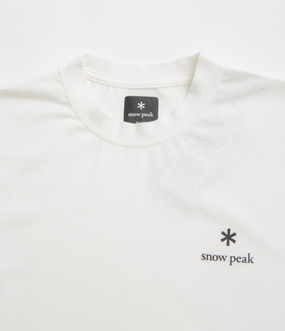 Snow Peak NSD Logo T-Shirt - Off White | Flatspot