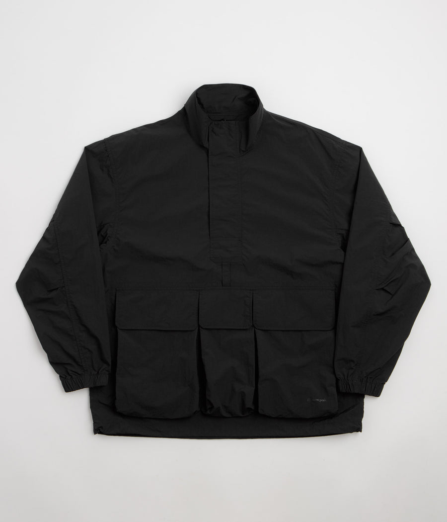 Snow Peak Nylon Double Rip Anorak - Black