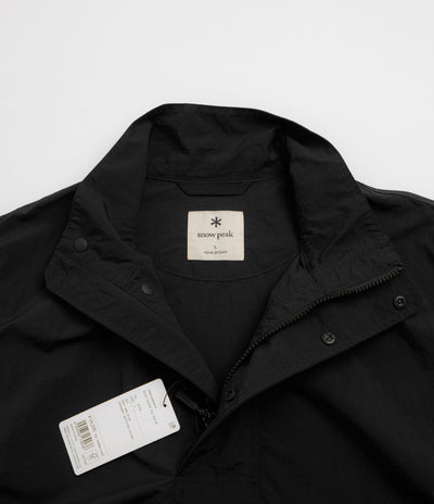 Snow Peak Nylon Double Rip Anorak - Black