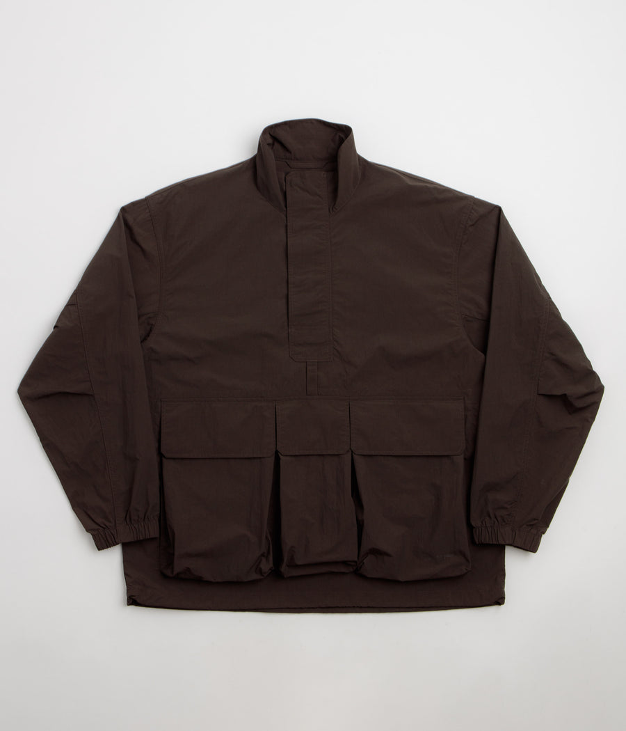 Snow Peak Nylon Double Rip Anorak - Dark Brown