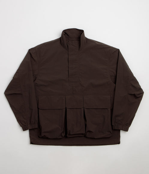 Snow Peak Nylon Double Rip Anorak - Dark Brown