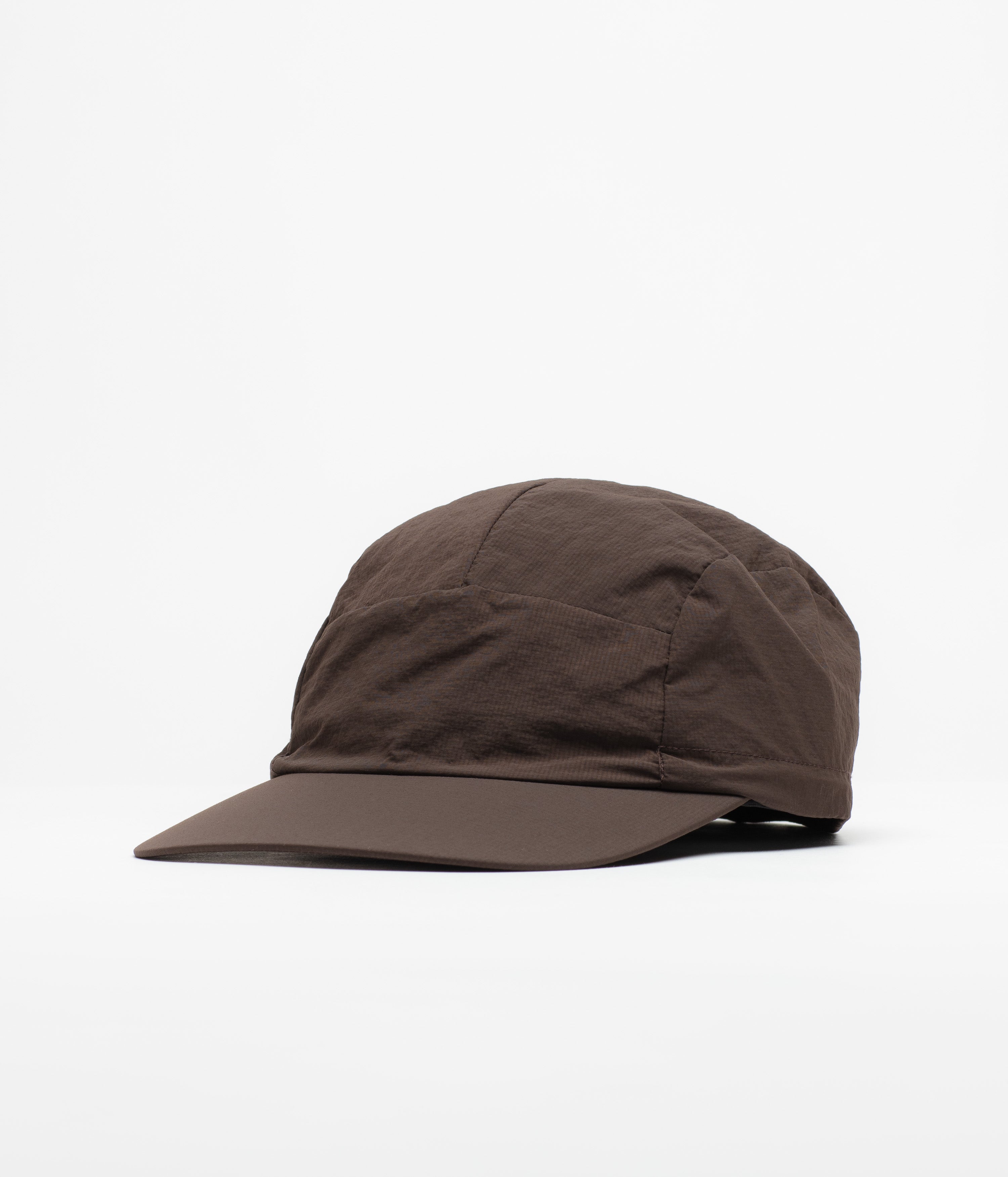 Snow Peak Nylon Double Rip Cap - Dark Brown