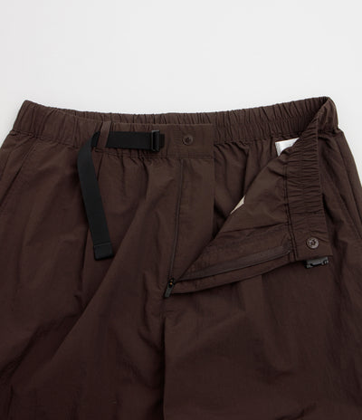 Snow Peak Nylon Double Rip Pants - Dark Brown