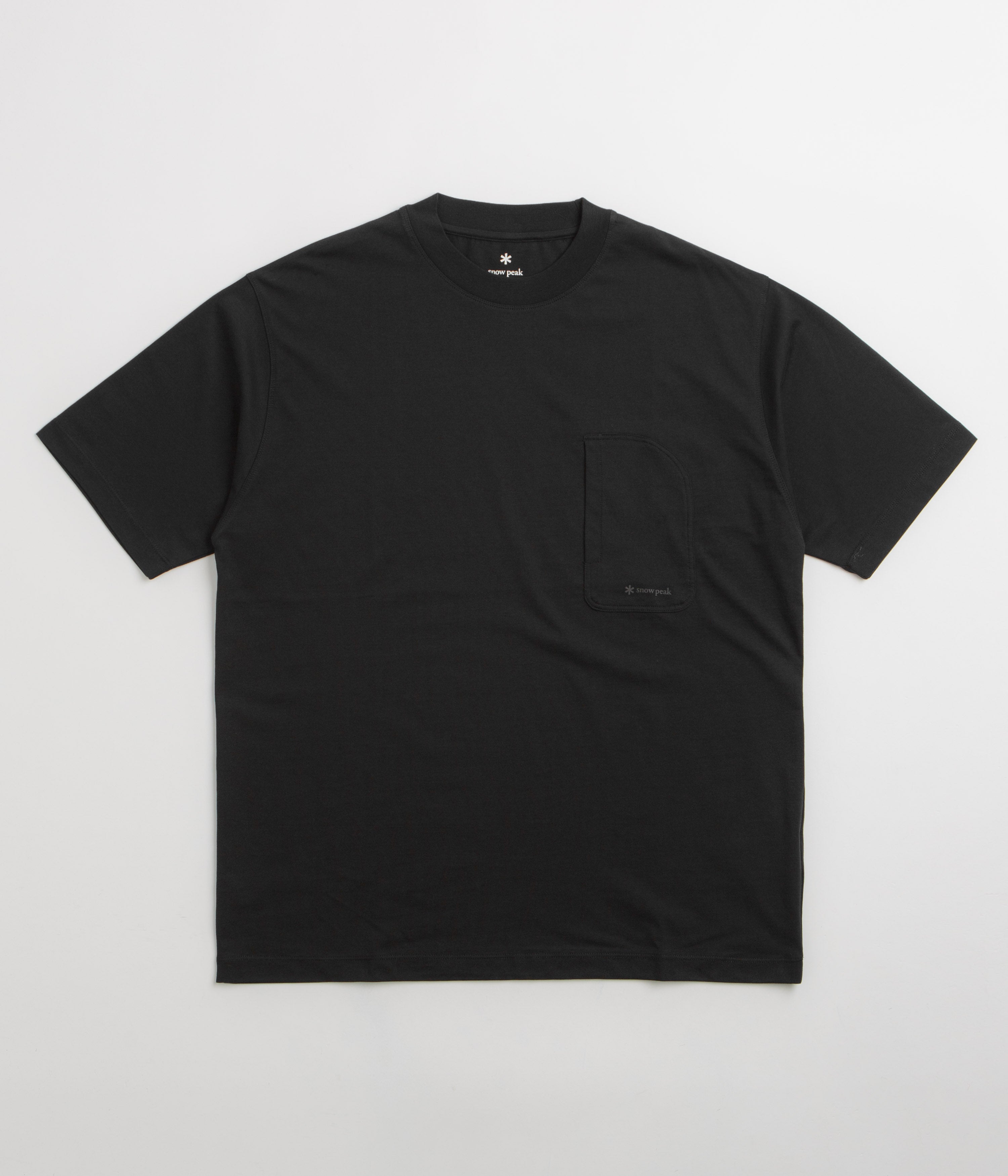 Snow Peak OG Mercerized T-Shirt in Black