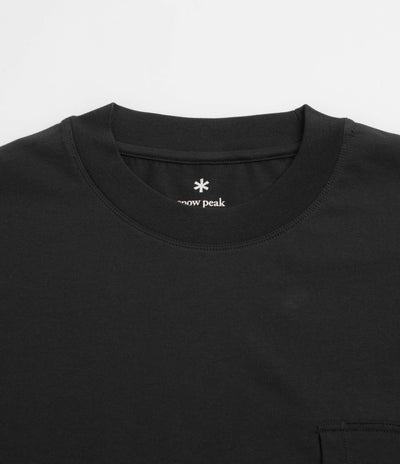 Snow Peak OG Mercerized T-Shirt in Black