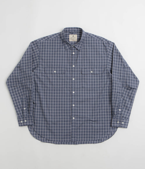 Snow Peak Ombre Check Shirt - Blue