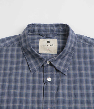 Snow Peak Ombre Check Shirt in Blue