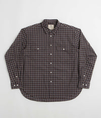 Snow Peak Ombre Check Shirt in Brown