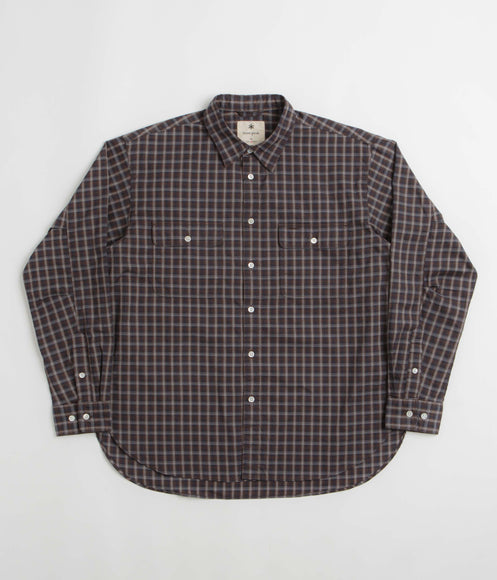 Snow Peak Ombre Check Shirt - Brown