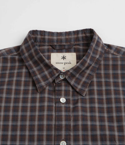 Snow Peak Ombre Check Shirt - Brown